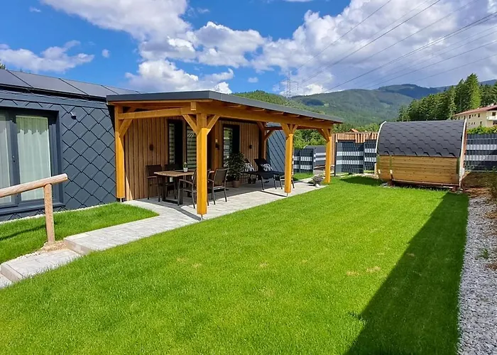 Stuhleckblick-ferienhaus Direkt An Der Piste Und Mit Eigener Sauna בקתה שפיטל אם זמרינג